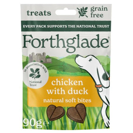 Forthglade: Natural Soft Bites Chicken & Duck 90gm