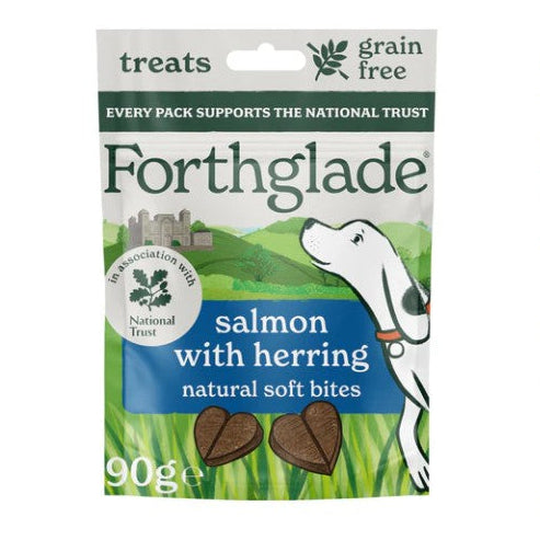 Forthglade: Natural Soft Bites Salmon & Herring 90gm