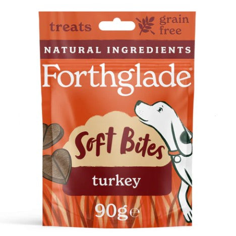 Forthglade: Natural Soft Bites Turkey 90gm