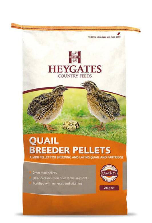 Heygates: Partridge/Quail Breeder/Layer Pellets 20kg