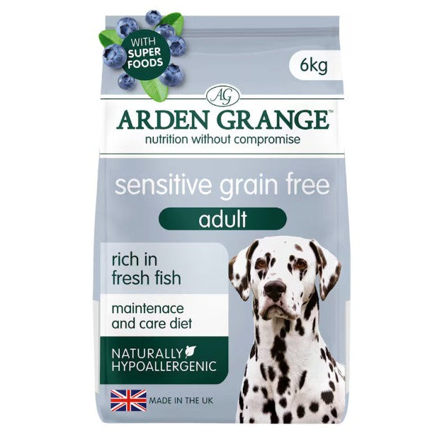 Arden Grange: Adult Sensitive Grain Free Fish & Potato 6kg
