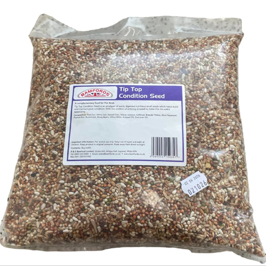Cluckers: Tip Top Condition Seed Refill 3kg Bag