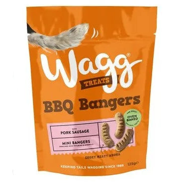 Wagg: BBQ Banger Treats 125gm