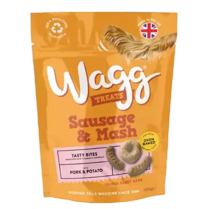Wagg: Sausage & Mash Treat 125gm