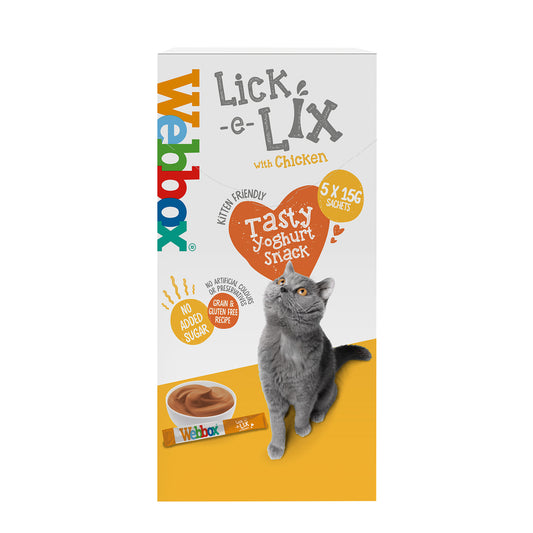 Webbox: Cats Delight Lick-e-licks Chicken 5's