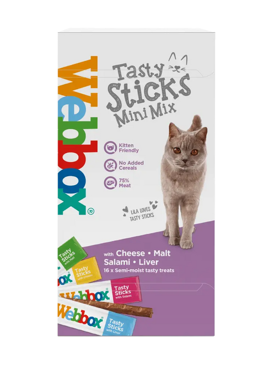 Webbox: Tasty Cat Sticks Mini Mix 16