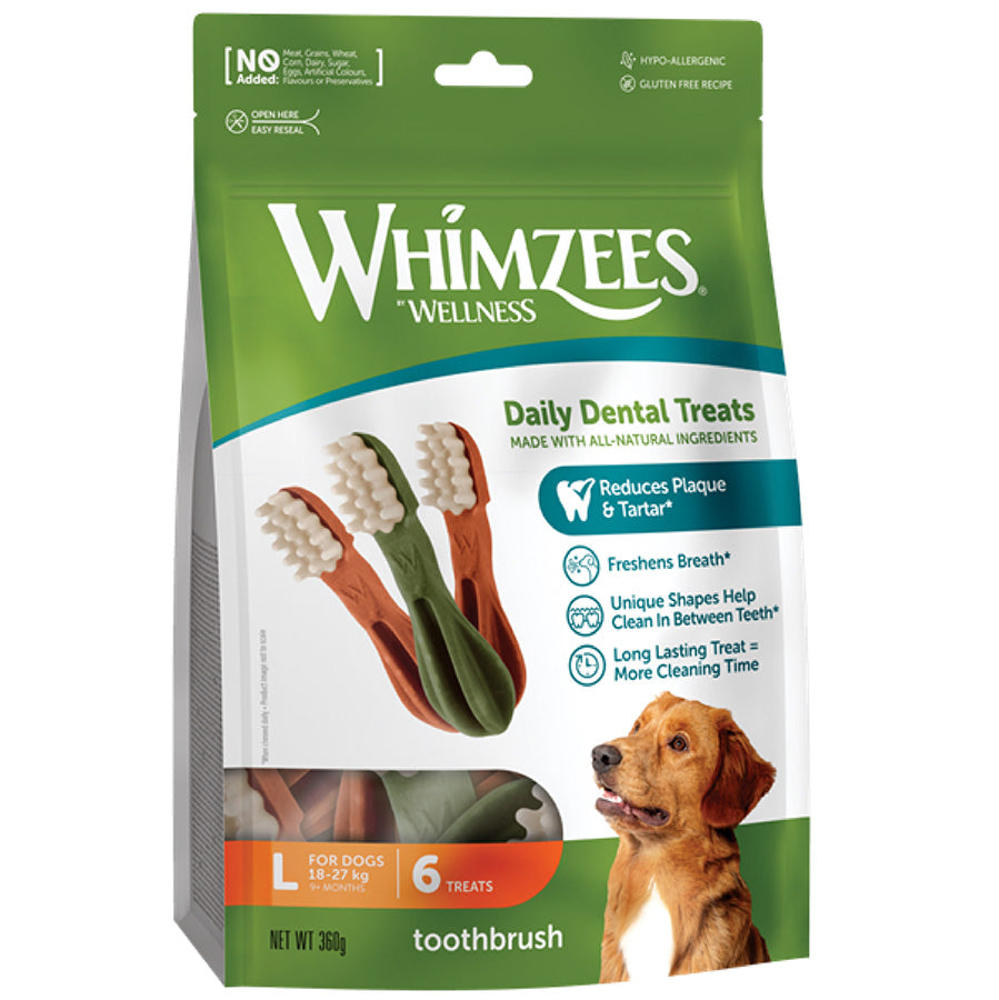 Whimzees: Toothbrush Star Large 6's