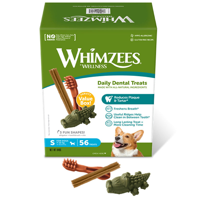 Whimzees: Value Variety Small Dogs 56's